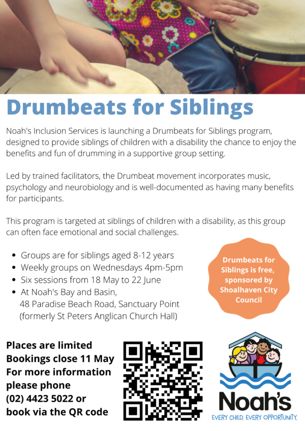 Drumbeats for Siblings