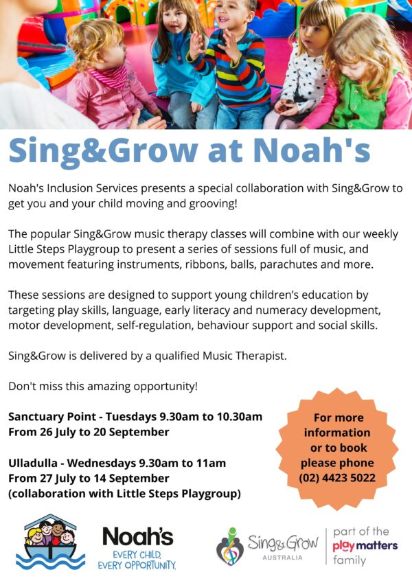 Sing&Grow comes to Noah’s