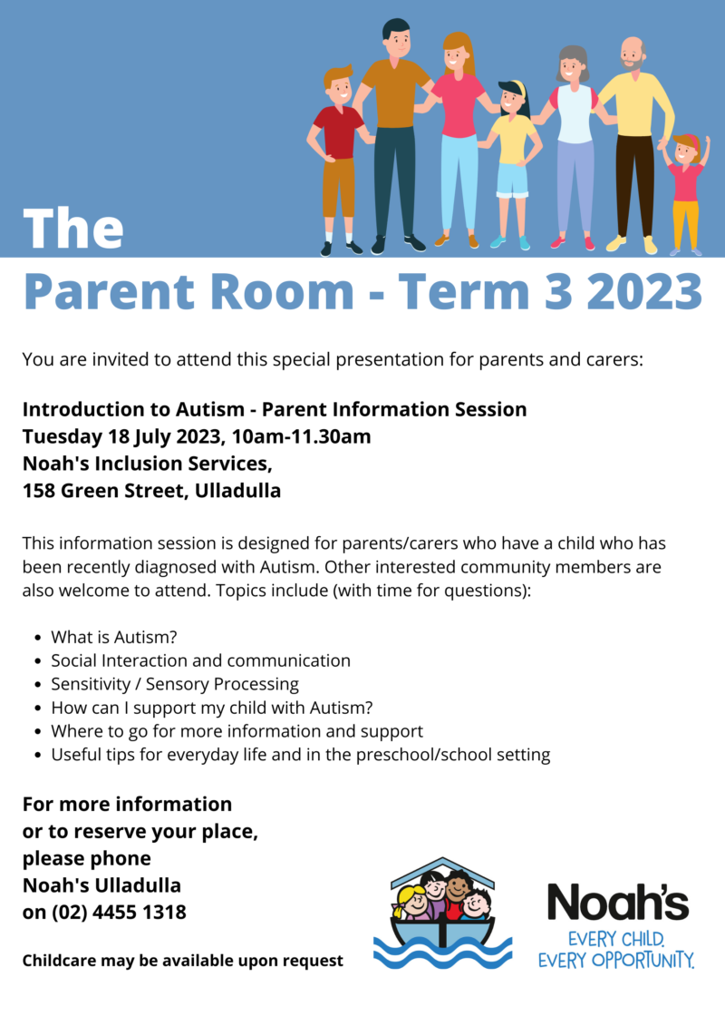 The Parent Room – Introduction to Autism